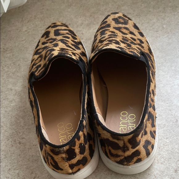 Franco Sarto Animal Print Slip-On Shoes - Picture 4 of 8